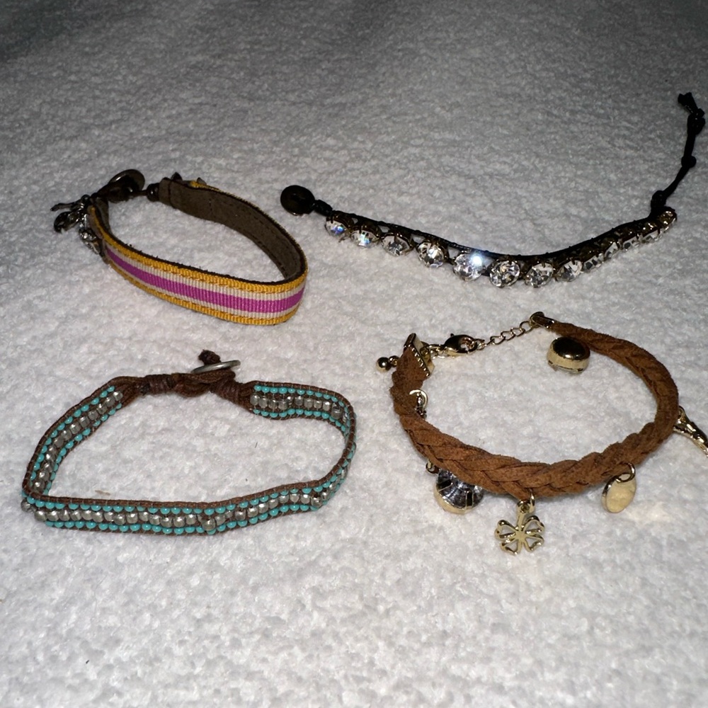 Four bracelets!